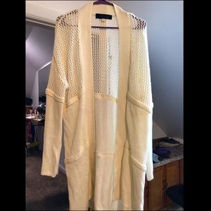 Francescas cream crochet cardigan